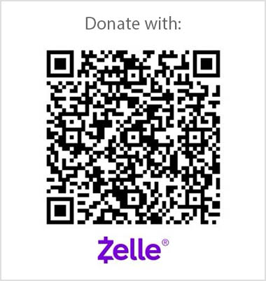 Zelle donation QR code